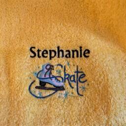 Ice Skating Boot Towel, Personalised - thumbnail 3