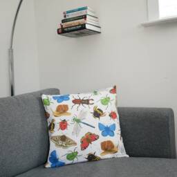 British Invertebrates Cushion Cover - Wildlife Inspired Gift With Eco Friendly, Plastic Free Packaging - thumbnail 3