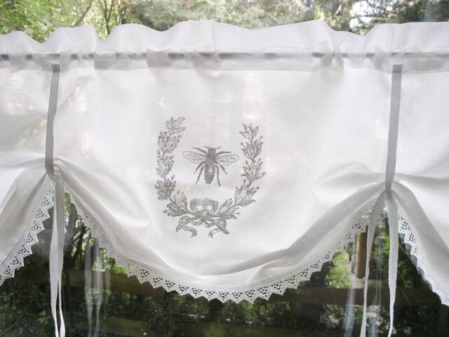 Curtain Shabby Chic French Bee - image 1