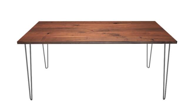 Hairpin Leg Wood & Metal Table - image 1