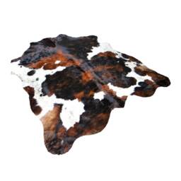 Tricolor High Quality Cowhide Rug, Hair On Hide, Koeienhuid, Kuhfell Teppich, Peau De Vache - M(L(xl(xxl - thumbnail 3