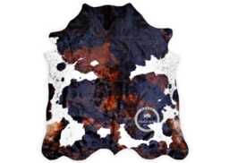 Tricolor High Quality Cowhide Rug, Hair On Hide, Koeienhuid, Kuhfell Teppich, Peau De Vache - M(L(xl(xxl
