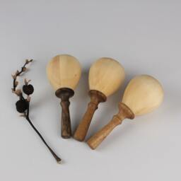 Congratulations Gift Wooden Baby Rattle Toys Maracas Newborn Baby Shower For Expecting Mom From Ukraine Shops - thumbnail 4