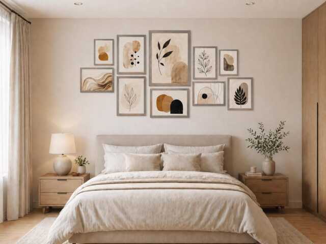 Rustic Silver Gallery Wall Frame Set - Collage Photo Poster Images - 10 Pieces - image 1