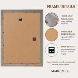 Rustic Silver Gallery Wall Frame Set - Collage Photo Poster Images - 10 Pieces - thumbnail 3