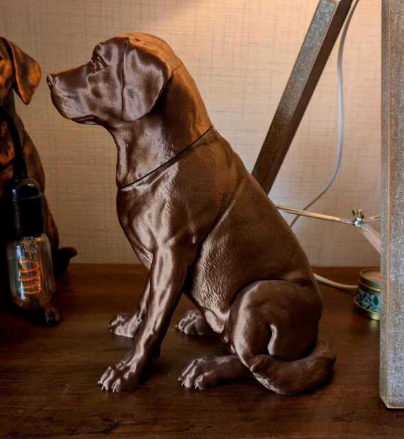 Labrador Figurine Urn - 3D Printed Memorial Ashes Keepsake & Pet Remembrance - image 1