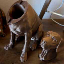 Labrador Figurine Urn - 3D Printed Memorial Ashes Keepsake & Pet Remembrance - thumbnail 3