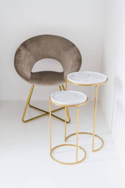 Coffee Table Carrara Marble - in White Made Italy - image 1