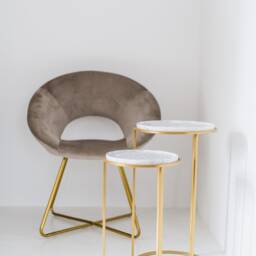 Coffee Table Carrara Marble - in White Made Italy - thumbnail 3