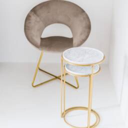 Coffee Table Carrara Marble - in White Made Italy - thumbnail 4