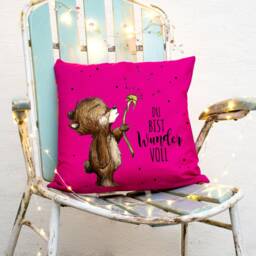 Decorative Pillow With Bear You Are Wonderful K67 - thumbnail 2