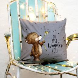 Decorative Pillow With Bear You Are Wonderful K67 - thumbnail 1