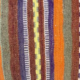 "Afghan Large Handwoven Red Kilim Vintage Carpet Cushion Cover, 60cm X 60cm, - 24"" 24" - thumbnail 3