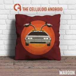 Back To The Future Pillow, Throw Home Decoration, Gift For Her, Gift, Him - thumbnail 3