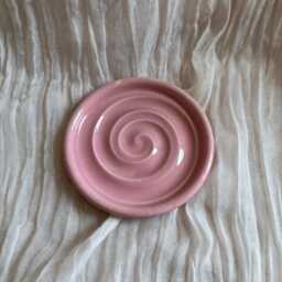 Pink Soap Dish, Ceramic Bathroom Tray, Handmade Kitchen Pottery, Household Holder, Thrown Textured Dishes - thumbnail 3