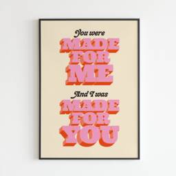 The Courteeners - Opener You Were Made For Me Lyrics Music A3 A4 A5 Wall Art Poster Print Gift Gig - thumbnail 2