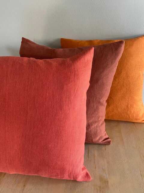 Linen Pillow Cover-Washed Pillow Cover -Decorative Pillow-Throw Pillowcase-Lumbar Cover. Shams. Cushion Cover - image 1