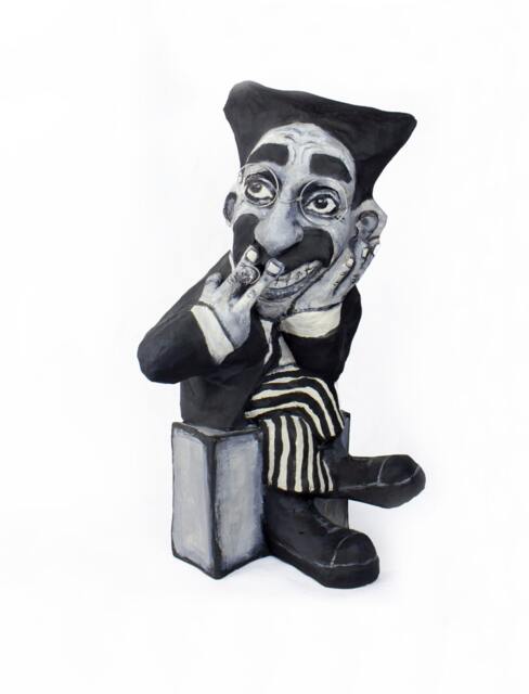 Groucho Marx Paper Mache Figure - image 1