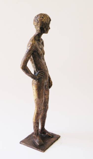Sasha - A Small Bronze Sculpture, An Original Work By Shaul Baz - image 1