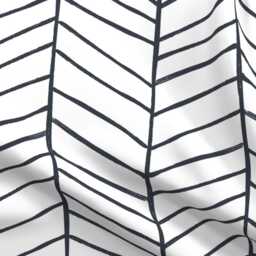 Boho Herringbone Sheets - By Jillcookdesigns Black & White Monochromatic Cotton Sateen Sheet Set Bedding Spoonflower - thumbnail 4