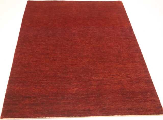 5x7 Rust Gabbeh Area Rug - Afghan Handmade Striped Lori Baft Thick Pile Wool Oriental Bedroom Living Room Office - image 1