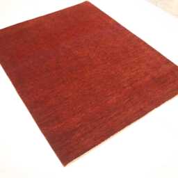 5x7 Rust Gabbeh Area Rug - Afghan Handmade Striped Lori Baft Thick Pile Wool Oriental Bedroom Living Room Office - thumbnail 3