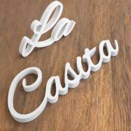 La Casita Sign - Spanish Wall Decor Guest House Airbnb Modern Script Vacation Rental D??cor - thumbnail 3