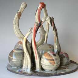Handmade Ceramic Sculpture Csap6Clr19
