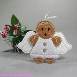 Angel Decoration, Gingerbread, Christmas Tree Decorations