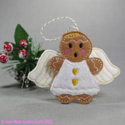 Angel Decoration, Gingerbread, Christmas Tree Decorations - thumbnail 3