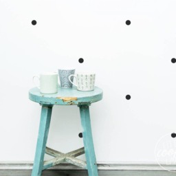 Mini Polka Dots - Vinyl Wall Decals 2.5cm - 1 Inch Multi Colour Confetti Spots Round Circle Stickers Boys Girls Baby Nursery D??cor - thumbnail 2