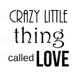 Crazy Little Thing Called Love, Queen Song Lyrics, Wedding Sign, Black & White Art, Gallery Wall Decor, Valentine's Day Bedroom Art - thumbnail 2