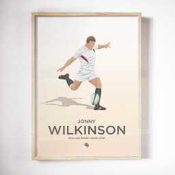 Jonny Wilkinson England Rugby Print - Gift For Him Wall Art Birthday Player Poster - thumbnail 1