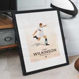 Jonny Wilkinson England Rugby Print - Gift For Him Wall Art Birthday Player Poster - thumbnail 3