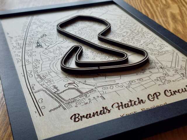 Brands Hatch Gp Wall Art Laser Engraved Wood, Btcc Gift - image 1