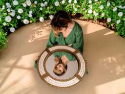 Nautical Coastal Rope Round Mirror Farmhouse Wall Decor For Hallway, Nursery, Bathroom Beach - thumbnail 1