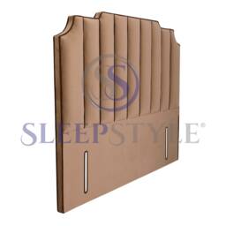 3 Ft Single Lusso Art Deco Upholstered Headboard - thumbnail 2