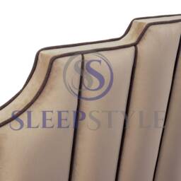 3 Ft Single Lusso Art Deco Upholstered Headboard - thumbnail 3