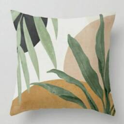 Green Tree Cushion Cover/African Abstract Cushions Cover/Decorative Sofa Case Throw Pillow/Square Cover/Gift For Her - thumbnail 4