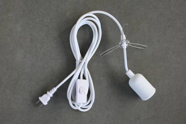 Plug-In Pendant Light Kit, Swag Lamp Cord With Lampshade Holder - image 1
