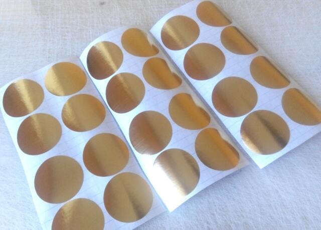 100 Polka Dot Stickers, Black Wall Dots, Gold Home Decor, Nursery Dots Vinyl Sticker, Etiquettes Autocollantes - image 1
