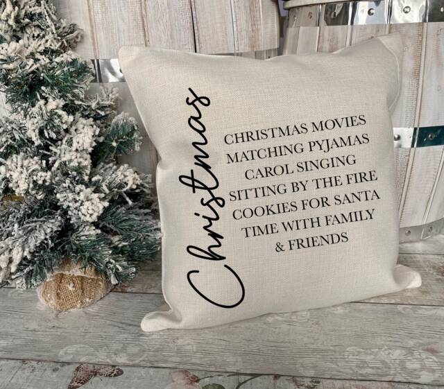 Christmas Cushion, Living Room Decorations, Home Decor, Gifts, Accessories, Decoration, Family Gift, Gift - image 1