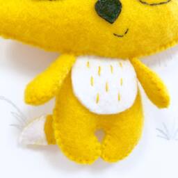 Forest Animal Crib Mobile Pattern, Forest Diy, Fox Felt Woodland Pattern - thumbnail 4