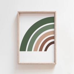 Set Of 3Boys Nursery Prints, Rainbow Wall Art, Boys Bedroom Little Man Cave Print, Safari Jungle - thumbnail 2