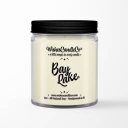 Bay Lake 8Oz Candle With Free Pin Inside - Vacation Memories Lobby Theme Park Lover Soy Green Clover Aloe - thumbnail 3