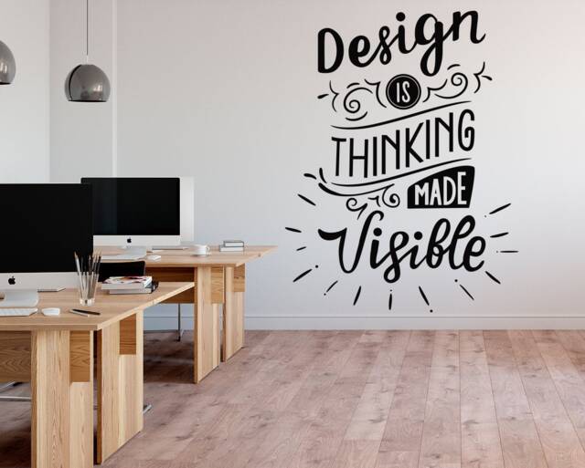 Office Wall Decal Design Is Thinking Made Visible - image 1