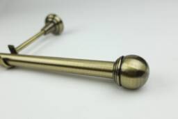 "Antique Gold Curtain Pole "