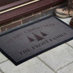 Christmas Tree Family Doormat - Personalised Boutiquegifts - thumbnail 3