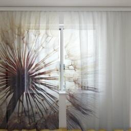 Sheer Curtains Dandelion Kitchen Curtain Living Room Bedroom - thumbnail 2