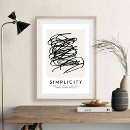 Modern Abstract Wall Art Print, Simplicity, Living Room Prints, Art, Home Decor, Contemporary Minimalist, Neutral Prints - thumbnail 2
